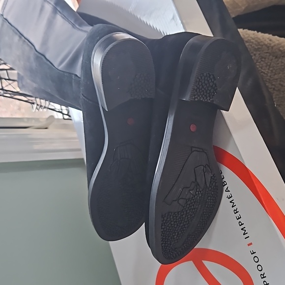 Blondo Olivia Black Suede Over the knee boots size 7 - Picture 3 of 4